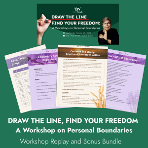 Draw the Line, Find Your Freedom - A workshop on personal boundaries